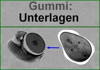 Rücklicht Gummi Unterlagen (RK)