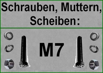 Schraube M7 x 35 schwarz brüniert