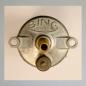 Preview: (32-190) Schwimmerkammer-Deckel für Bing Motorrad-Vergaser (BMW 2 Zylinder, alte Ausführung)---Originales Neuteil---