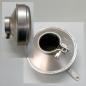 Preview: BING Blech-Luftfilter mit Klappe, Anschluss: 40mm/ Aussendurchmesser 113mm---neu vernickelt---