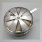 Preview: BING Blech-Luftfilter mit Klappe, Anschluss: 40mm/ Aussendurchmesser 113mm---neu vernickelt---