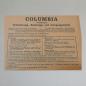 Preview: Werbeblatt Columbia Öl, Erfrischungsöl, original