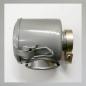 Preview: Knecht Blech-Luftfilter für Heinkel Tourist Roller: Kleine Ansaugöffnung, Steckanschluss 35mm---neu beschichtet---