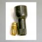Preview: Zündkerzenstecker/ Kerzenstecker Beru 30er bis 50er Jahre, klein und gerade (!), für M14/ M18 Kerzen---Ori. Neu---