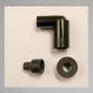 Preview: Zündkerzenstecker/ Kerzenstecker aus Bakelite, original NGK, mit 2 Gummis