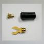 Preview: Zündkerzenstecker/ Kerzenstecker aus Bakelite, Vorkriegsausführung, ähnlich Beru---Repro---