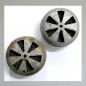 Preview: BING Blech-Luftfilter offen, Steckanschluss: 35mm/ Aussendurchmesser 84mm---neu aus Altbestand, Farbe silber---