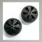 Preview: BING Blech-Luftfilter offen, Steckanschluss: 35mm/ Aussendurchmesser 84mm---neu aus Altbestand, Farbe schwarz---