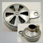 Preview: NSU Lambretta Luftfilter, original, gebraucht---anthrazitfarbig lackiert---