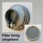 Preview: Stahlring zum Umbauen eines Luftfilters auf Zerlegbarkeit: Kleiner Knecht Filter 30er-50er Jahre, grosse Filter (64x74mm)