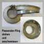 Preview: Stahlring zum Umbauen eines Luftfilters auf Zerlegbarkeit: Kleiner Knecht Filter 30er-50er Jahre, grosse Filter (64x74mm)