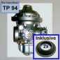 Preview: Bing-Vergaser Dichtungssatz Typ 94 mit Membran (Vergaser mit Durchlass 40 und 44mm)---Doppelsatz f. 2 Vergaser---