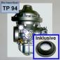 Preview: Bing-Vergaser Dichtungssatz Typ 94 mit Membran (Vergaser mit Durchlass 40 und 44mm)
