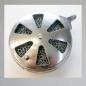 Preview: KNECHT Blech-Luftfilter, mit Klappe, Steckanschluss 40mm/ Aussendurchmesser 112mm---Umbau auf Zerlegbarkeit---