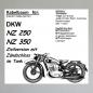 Preview: Kabelbaum/ Kabelsatz/ Leitungssatz Kabelbaum DKW NZ250, NZ350 (Zündschloss im Tank)