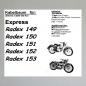 Preview: Kabelbaum/ Kabelsatz/ Leitungssatz Express Radex 149, 150, 151, 152, 153, 154