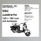 Preview: Kabelbaum/ Kabelsatz/ Leitungssatz NSU Lambretta mit Anlasser