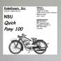 Preview: Kabelbaum/ Kabelsatz/ Leitungssatz NSU Quick und Pony 100