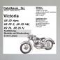 Preview: Kabelbaum/ Kabelsatz/ Leitungssatz Victoria KR25, KR20S, KR25Aero, Kr26---Ausführung mit Zündschlüssel im Scheinwerfer---