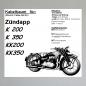 Preview: Kabelbaum/ Kabelsatz/ Leitungssatz Zündapp K 200, K 350, KK 200, KK 350