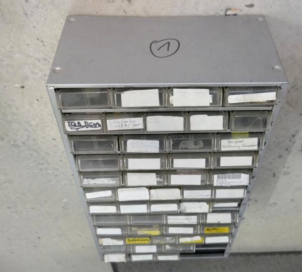 Sortimentskasten 1, Schubladenmagazin