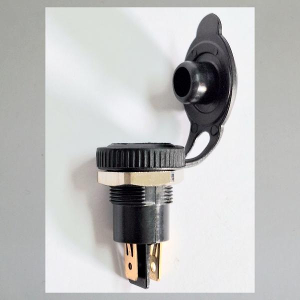 Steckverbingung: DIN Steckdose, Dose (Buchse) für KFZ, Beiwagen, Anhänger, Geräte, Versorgung usw.---2 Polig---