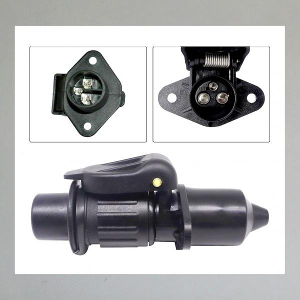 Steckverbingung, Stecker und Dose (Buchse) für KFZ, Beiwagen, Anhänger usw.---3 Polig---