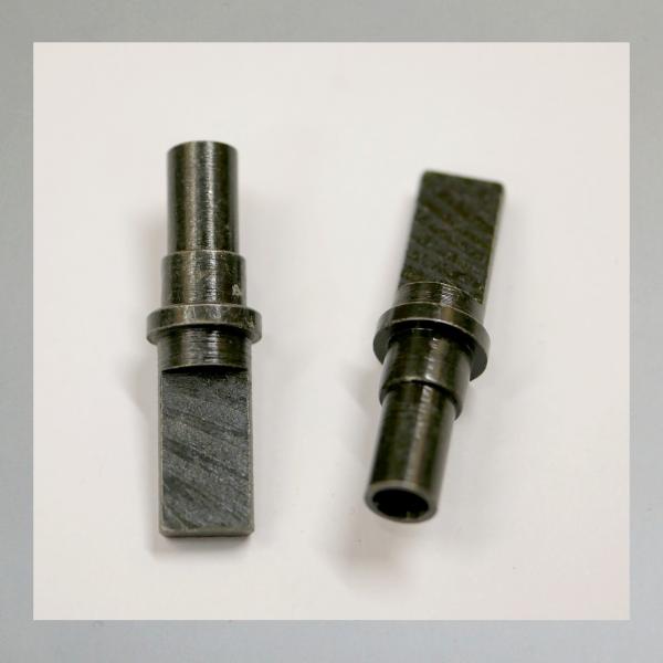 Tachowellen-Teil: Mitnehmer für Tacho oder Tachoantrieb: Rechteck/ Zunge 2,7x6,5mm