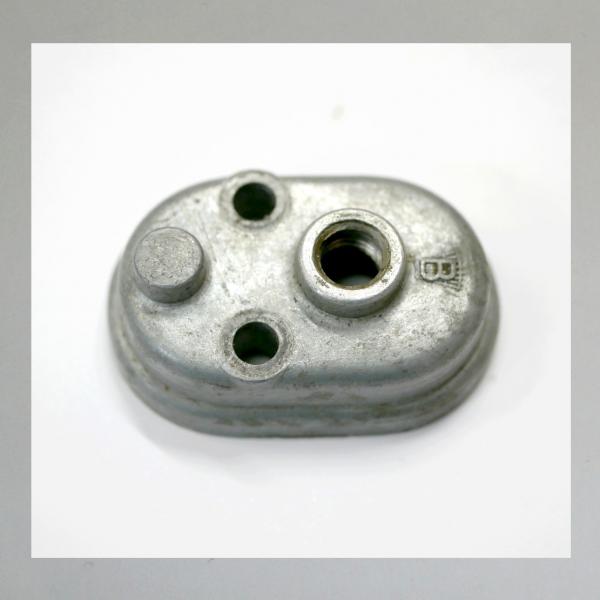 (20-541) Deckelplatte (Zugdeckel) für Mofa, Moped mit Bing Vergaser ohne Luftschieber (Choke)---mittlere Ausführung (Gebraucht)