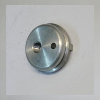 (20-958)  Deckelplatte (Zugdeckel) für Kreidler 17 und 18er Bing Vergaser (Repro)