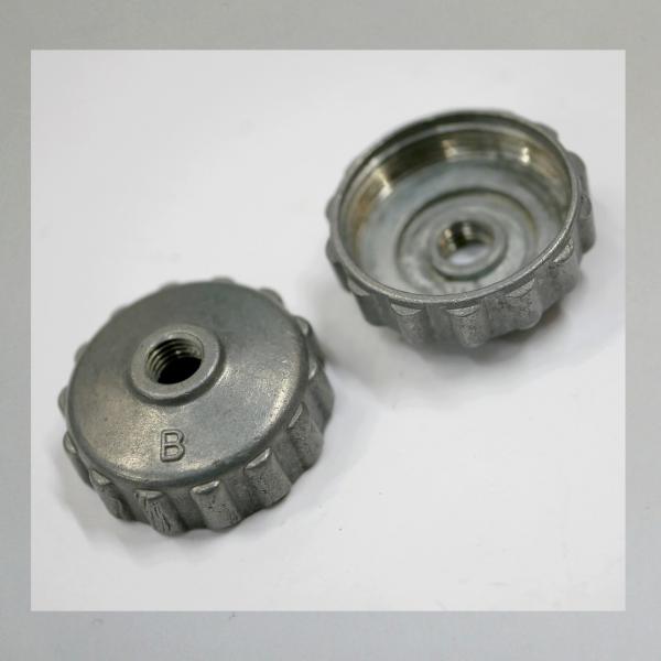 (21-100) Deckelplatte (Zugdeckel) für Mofa, Moped mit Bing Vergaser Gewinde Zugschraube M6x0,75