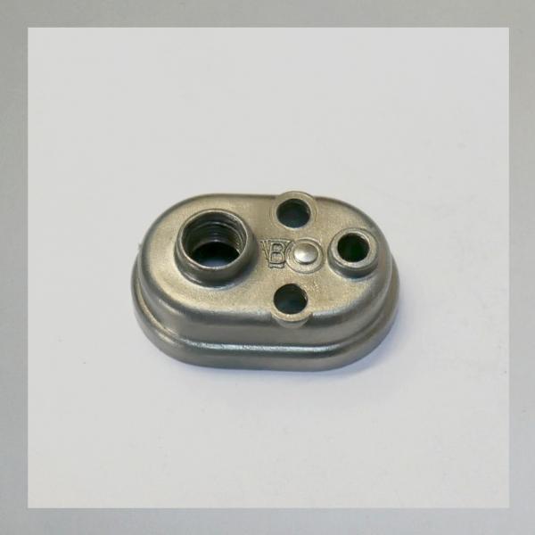 (20-971) Deckelplatte (Zugdeckel) für Mofa, Moped mit Bing Vergaser mit Luftschieber (Choke)---kleinste Ausführung (Spezialtyp: Gewinde M7x0,75)