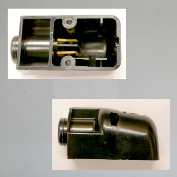 Steckverbingung: DIN Steckdose, Dose (Buchse) für KFZ, Beiwagen, Anhänger, Geräte, Versorgung usw.---2 Polig---(Bosch)