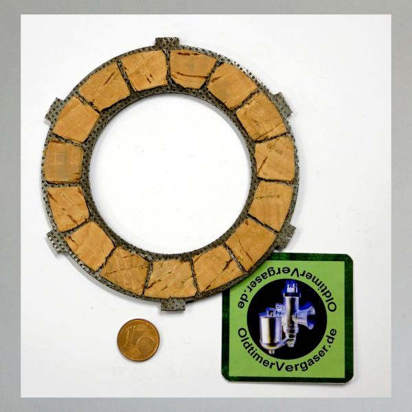 Kupplungsscheibe für Ilo Motoren 125-200ccm, Originalscheibe mit 6 Mitnehmern---neu belegt und geschliffen---