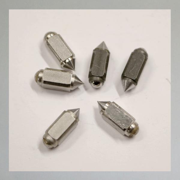 (47-914) Schwimmernadel---für Bing Kleinkraftrad-Vergaser und Motorräder - 14,5mm lang---regeneriertes Ersatzteil---