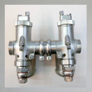 Amal Vergaser Satz (6/011 L und 6/011 R) BMW R 16 - Messingvergaser (R16)