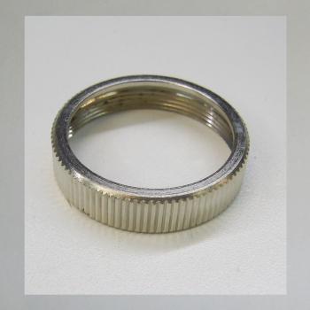 DPÜW---Deckelplatten Überwurf gross Amal, vernickelt, zölliges Gewinde  === top screw for amal carbs 6/... 76/... and 276/...