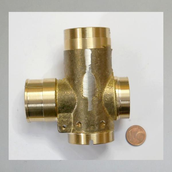 Neues Leergehäuse Amal 6/011 (Messing)---Durchlass: 25,4mm (1 Zoll)---