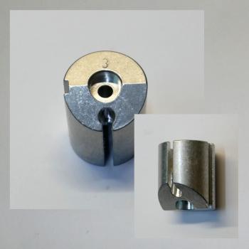 Gasschieber---Nummer 3---für Amal Kleinvergaser  (G1,2,3,4)---Übermass: 20mm
