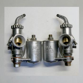 Amal Vergaser ( M 75/423 SL + M 75/423 SR) Satz BMW R 5 + R 51 (Satz"1")