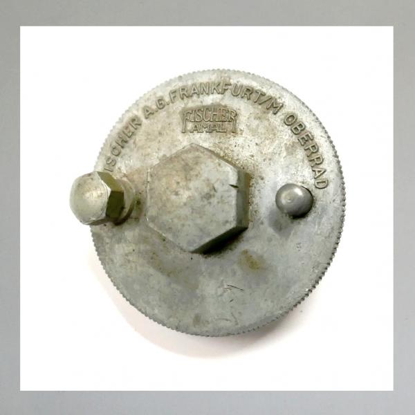 SKD---Amal Grosser Schwimmerkammer-Deckel, metrisches Gewinde, Zulauf von unten---Original NEU---