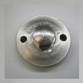 SKD---Amal Grosser Schwimmerkammer-Deckel, einfacher Tupfer, zölliges Gewinde, Zulauf von unten