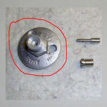 SKD---Amal Schwimmerkammer-Deckel für BMW R6 und R61 (R 6 und R 61)Vergaser