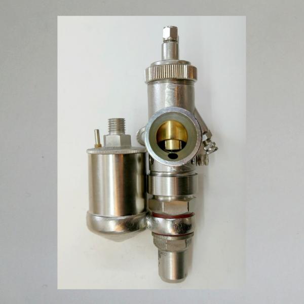 Preview: Amal Vergaser Zündapp K 800 (K800), Typ 4/431P-Flanschvergaser aus Messing (K800)---für Steckfilter---