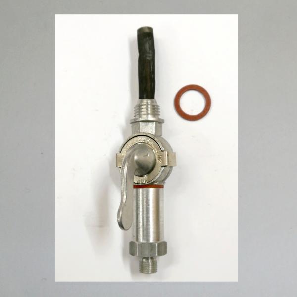 Benzinhahn AW für Sachs 98, Gewinde M 14x1,5, normale Gewindelänge---Orig. NEU---