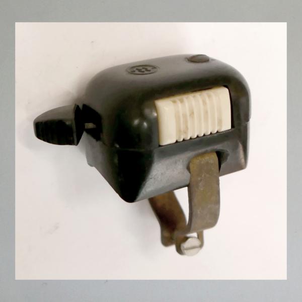 Abblendschalter Lichtschalter, elektrisch, mit Hupenknopf, Fabrikat unbekannt,  30er-50er Jahre---Ori. NEU von Merit---