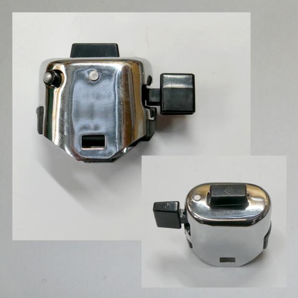 Merit Abblendschalter/ Lichtschalter, mit Hupenknopf, ähnlich Hella, 50er bis 70er Jahre---Ori. NEU---