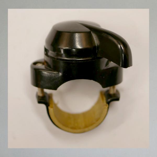 Lichtschalter, elektrisch, ohne Hupenknopf, Bakelite, Fabrikat unbekannt, 30er- 50er Jahre---Ori. NEU---