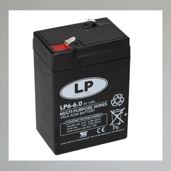 Akku, Batterie, Gel-Blei-Akku passend zu unserem Batteriegehäuse---6AH---