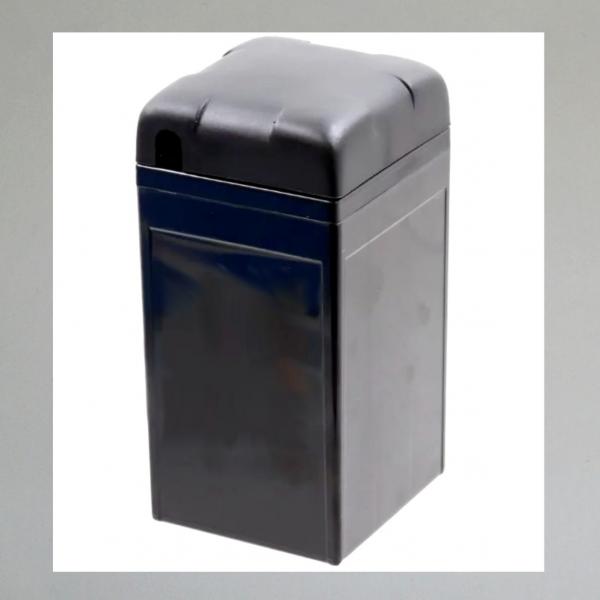 Akku/ Batterie, 6Volt, 10AH, schwarzes Kunststoffgehäuse, Blei-Gel-Akku mit Deckel